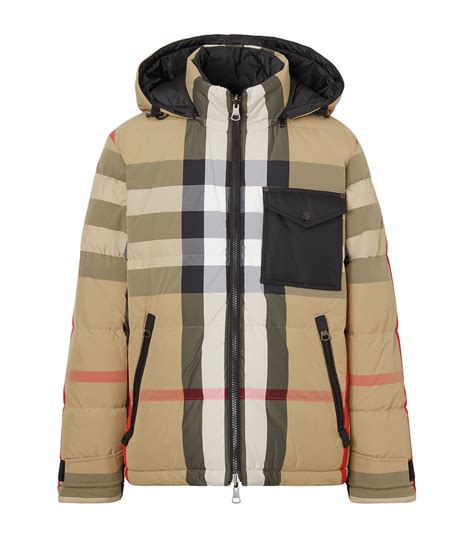 burberry puffer for boys|burberry reversible jacket men's.